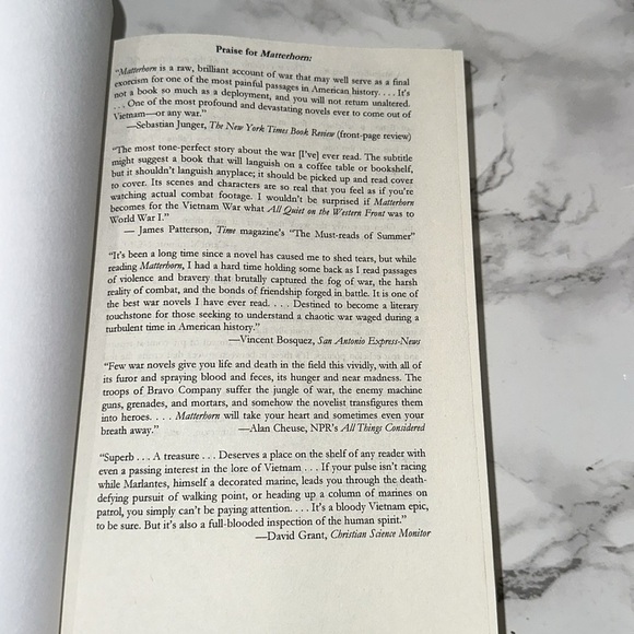 Matterhorn: A Novel of the Vietnam War - Picture 3 of 9